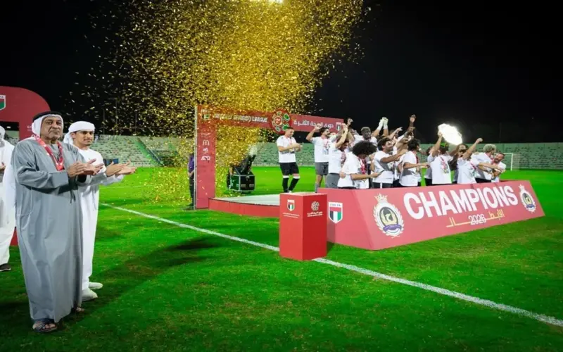 رسميًا.. فريق 365 يتوج بلقب دوري الدرجة الثانية الإماراتي